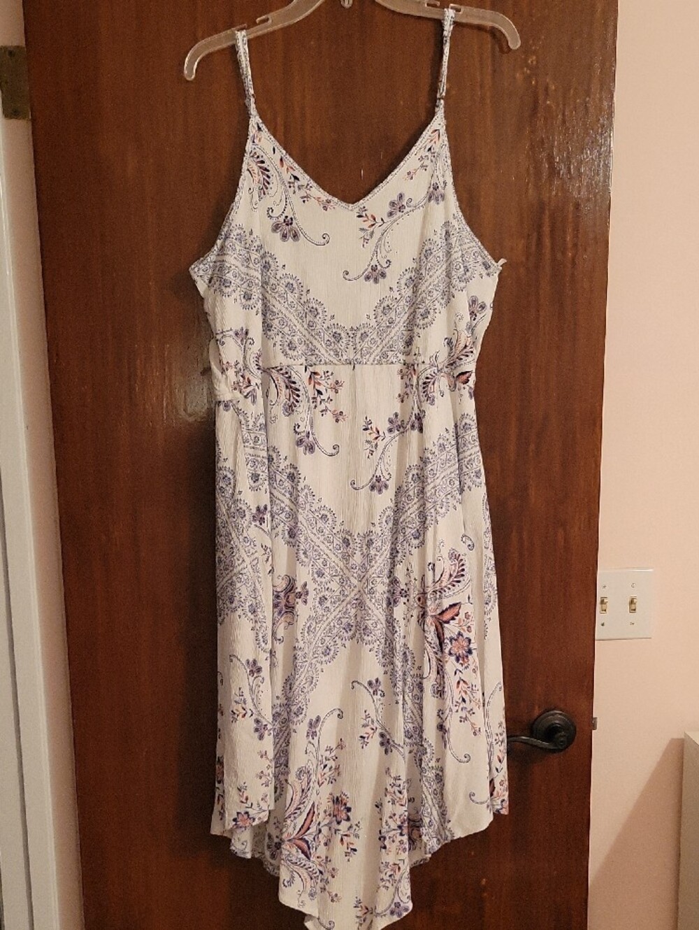 Knox Rose White And Navy Midi Sundress with Paisley Print - Picture 5 of 7